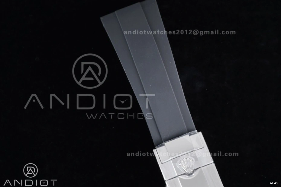 V2 Black VSF on Daytona Oysterflex 1:1 Dial Best VS4131 Gray Strap (Weighted) 126519 Edition 0419